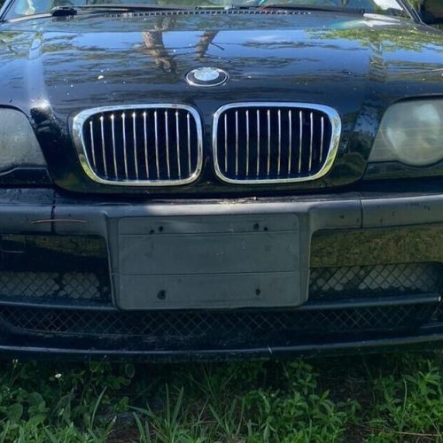 00-06 BMW E46 3-Series Sedan Factory Front /M Tech 1 Bumper Black OEM