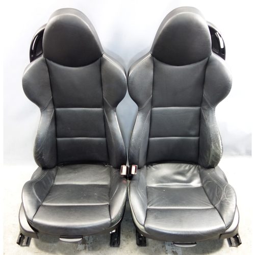 2003-2008 BMW E85 E86 Z4 Coupe / Roadster Bucket Front Seats M-Sport Black OEM