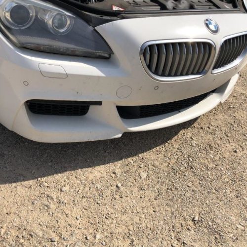 2012-2015 BMW 640i M SPORT Front Bumper Assembly 300 Alpine White 7830