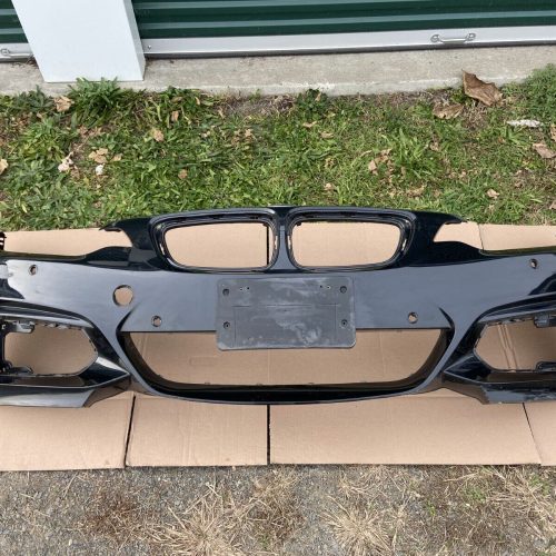 3k Miles – OEM BMW F22 F23 M Sport Front Bumper 228i 230i M240i PDC HL Cleaning