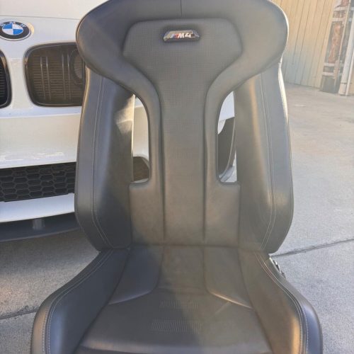 BMW F82 competition seats in Merino Black leather