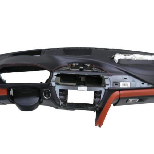 BMW M3 M4 F80 F82 F83 Extended Red Leather Dashboard Dash Panel 2015 – 2020 Oem