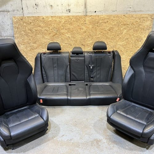 OEM 2014-2018 BMW X5 X5M M F85 BLACK LEATHER SEAT SEATS SET