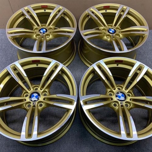 R19″ BMW STYLE M437 BRUSHED GOLD WHEELS