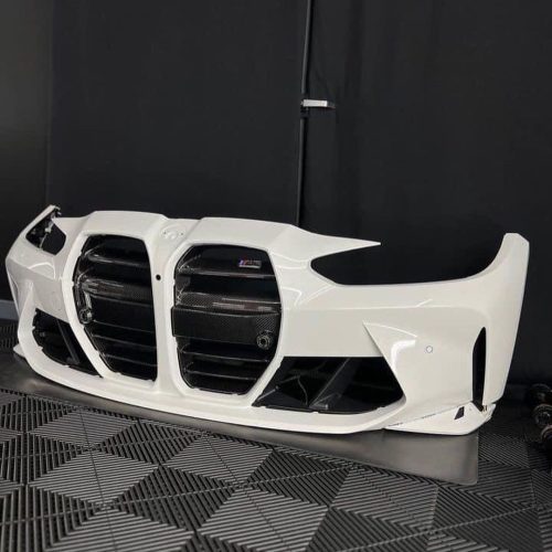 BMW G8X  BUMPER WITH EZCARBON OEM STLYE CARBON FIRBER GRILL