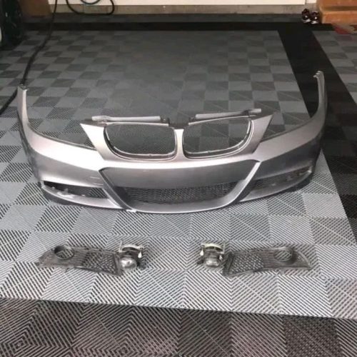 2011 BMW  335i E90 LCI SPACE GREY OEM  FRONT BUMPER WITH FOG LIGHTS