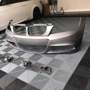 2011 BMW  335i E90 LCI SPACE GREY OEM  FRONT BUMPER WITH FOG LIGHTS