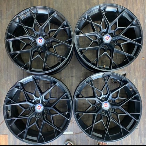 R20″ ORIGINAL HRE F10 WHEELS IN BLACK MATTE FINISHED