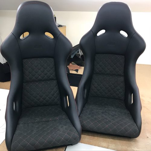 BMW M4 GTS CARBON FIBER RECARO SEATS WITH ALCANTARA PLAITED CENTERS