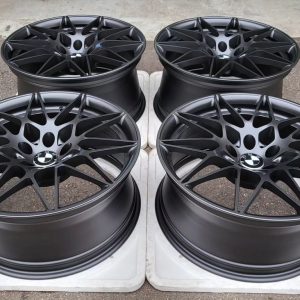 OEM BMW F8X M3/M4 Competition MATTE BLACK M666 Wheels