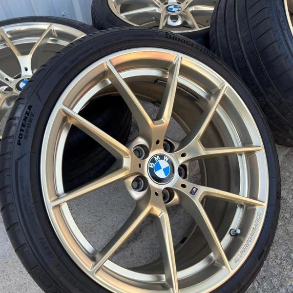 OEM BMW F Series M-Performance Gold 763M Wheels - Image 7
