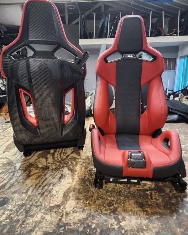 Used BMW G82 M4 Carbon Fiber Bucket Seats for Sale - Image 4