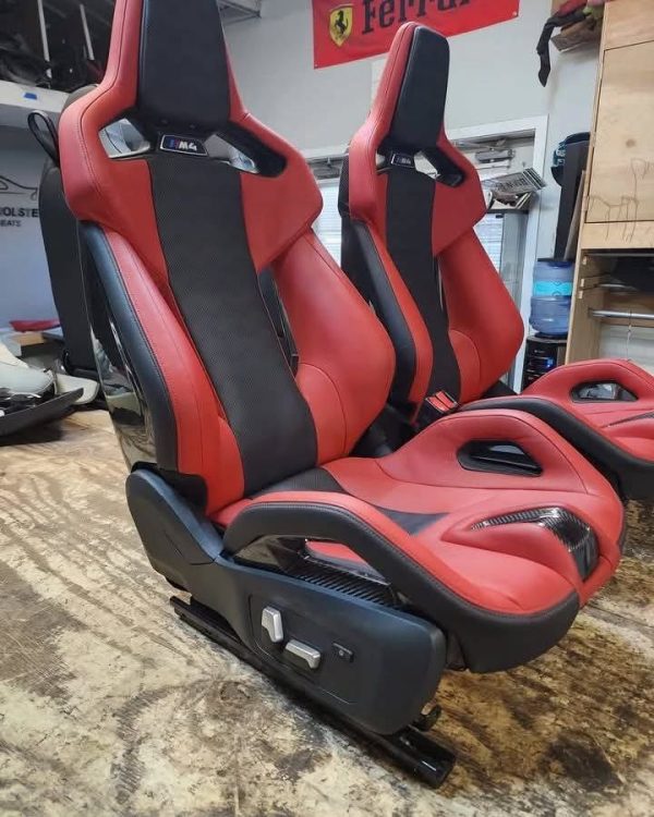 Used BMW G82 M4 Carbon Fiber Bucket Seats for Sale - Image 3