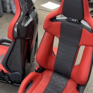 BMW G80 M3 Carbon Bucket Seats Fiona Red Interior – For sale