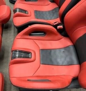 BMW G80 M3 Carbon Bucket Seats Fiona Red Interior – For Sale